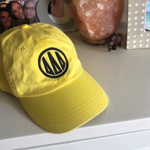 Yellow tri delta hat